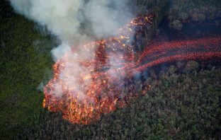 Hawaii Reports First Serious Injury from Volcanic Lava