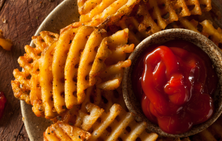 Totally Amazing Homemade Waffle Fries Recipe