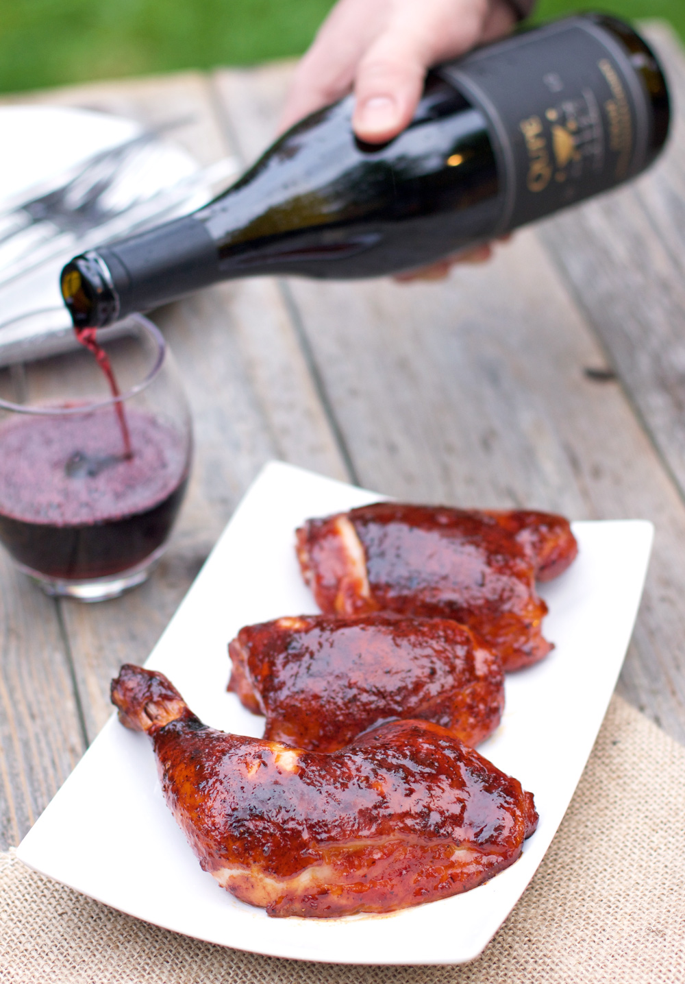Red Wine BBQ Chicken Recipe