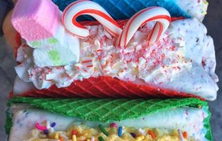 Sweet Cup Rolled Ice Cream Tacos