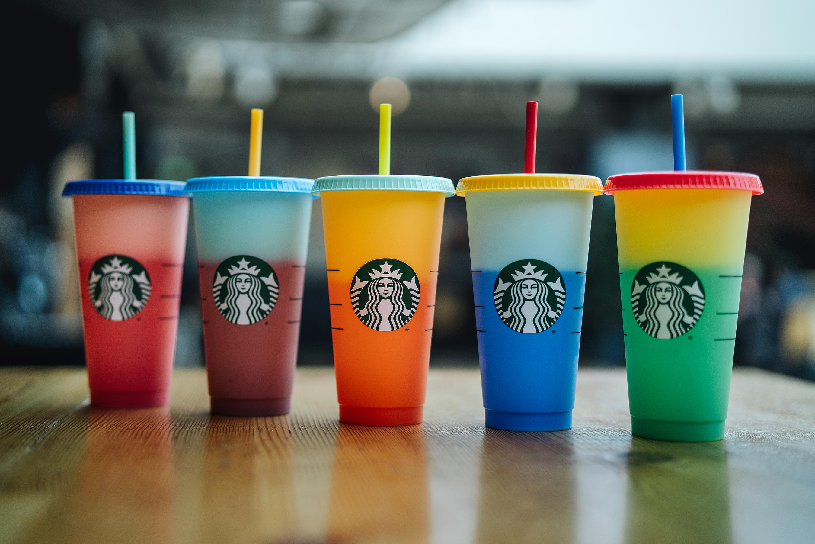 starbucks set of 5 cups