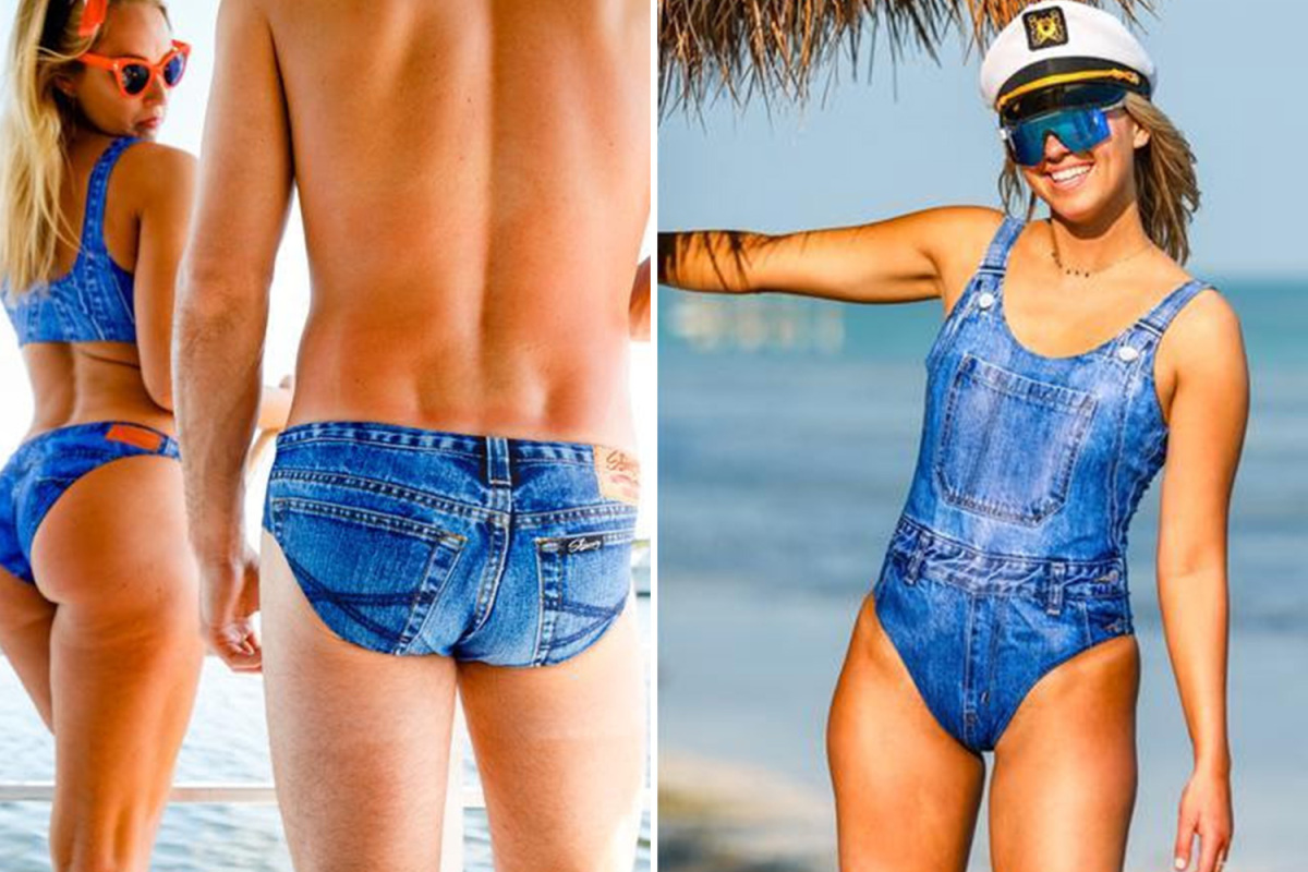 blue jean speedo