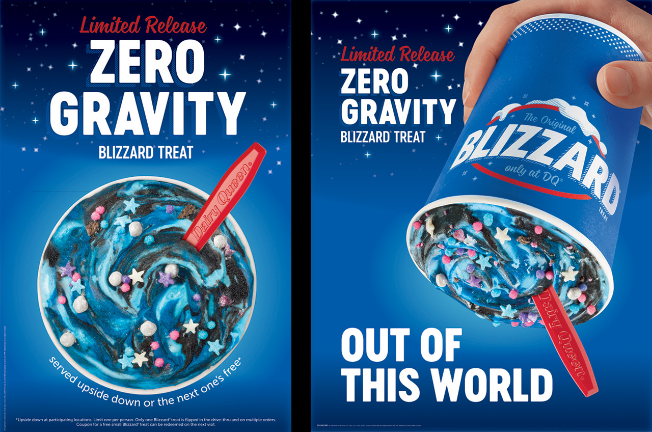 Dairy Queen Releases Zero Gravity Blizzard For 50th Moon Landing