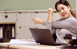 Now You Can Get Beneficial Stretches Done At Work—Right From Your Desk