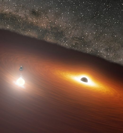 Massive Black Hole Eating One Sun A Day