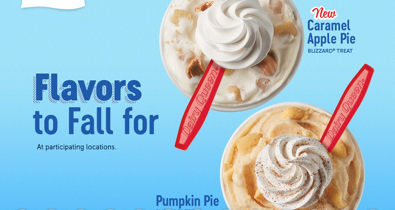 Dairy Queen Fall Blizzard Flavors Released.