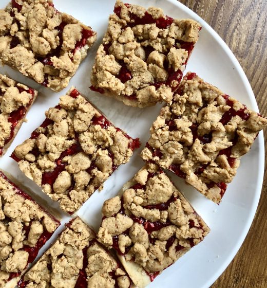 Small Batch Peanut Butter and Jelly Bars Recipe